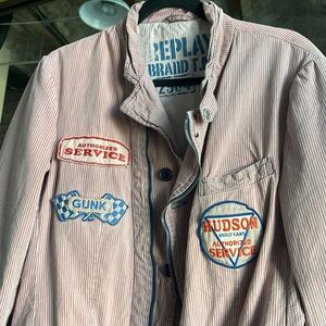 Vintage Red Pin Stripe Jacket